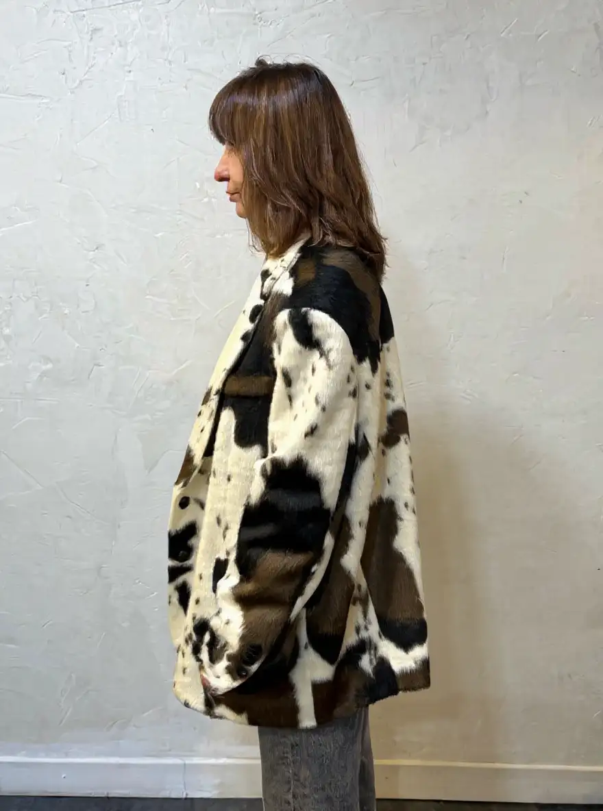Blazer peau de vache